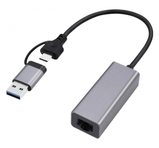 Cablexpert Адаптер USB-A /C to Lan 2.5 Gbit/s Cablexpert (A-USB3AC-LAN2G-01)