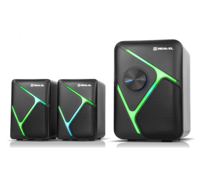 REAL-EL Акустична система REAL-EL M-320 Black (EL121300014)