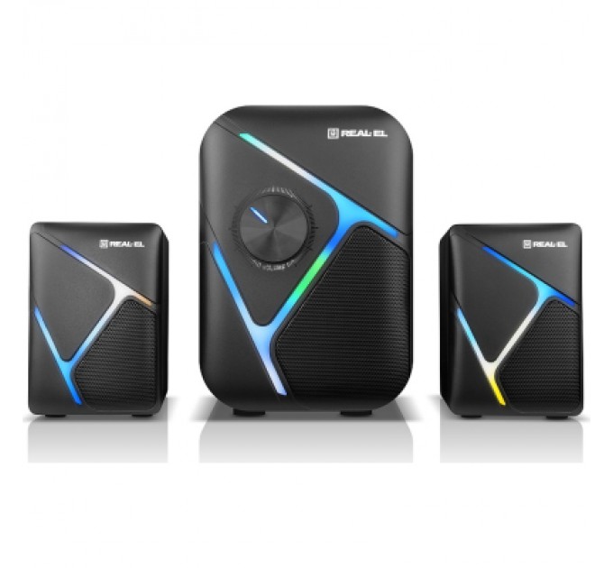 REAL-EL Акустична система REAL-EL M-320 Black (EL121300014)