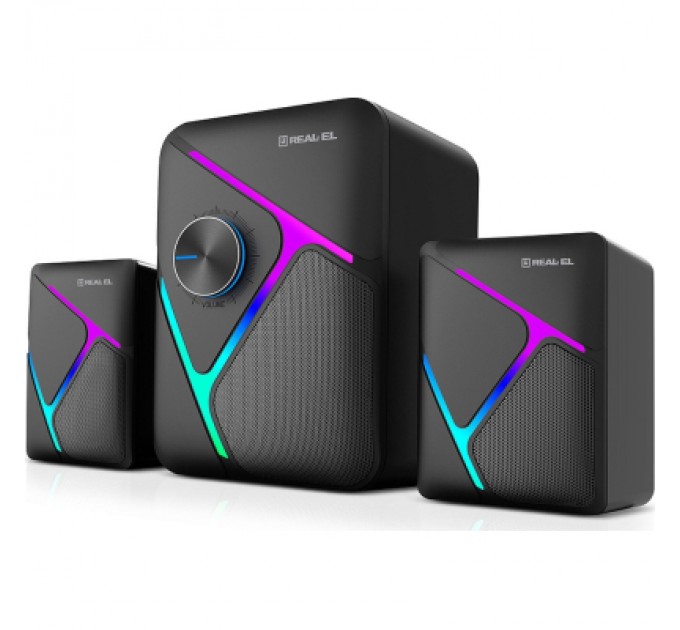 REAL-EL Акустична система REAL-EL M-320 Black (EL121300014)