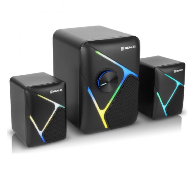 REAL-EL Акустична система REAL-EL M-320 Black (EL121300014)