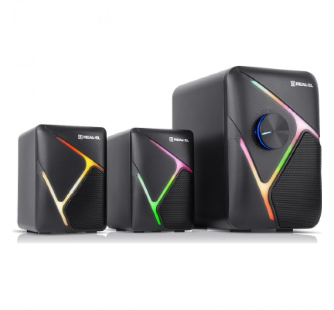 REAL-EL Акустична система REAL-EL M-320 Black (EL121300014)