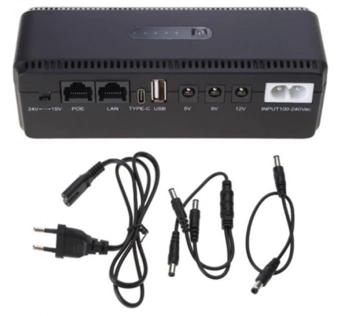 Yepo Пристрій безперебійного живлення Yepo Smart DC-UPS 10400mAh (6980228112485)