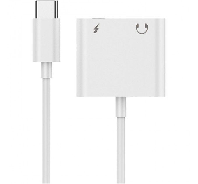 Адаптер USB-C to stereo audio 3.5 mm + USB-C power (CDLA) Cablexpert (A-CM-3.5FP-01)