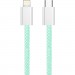 ColorWay Дата кабель USB-C to Lightning 1.0m 27W green ColorWay (CW-CBPDCL061-G)