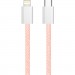 ColorWay Дата кабель USB-C to Lightning 1.0m 27W pink ColorWay (CW-CBPDCL061-P)