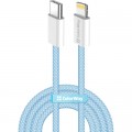 ColorWay Дата кабель USB-C to Lightning 1.0m 27W blue ColorWay (CW-CBPDCL061-BL)