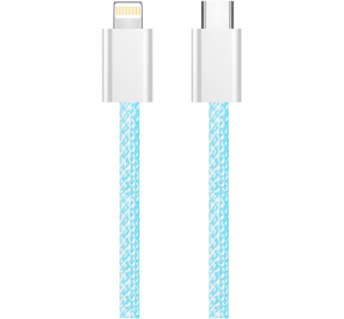 ColorWay Дата кабель USB-C to Lightning 1.0m 27W blue ColorWay (CW-CBPDCL061-BL)
