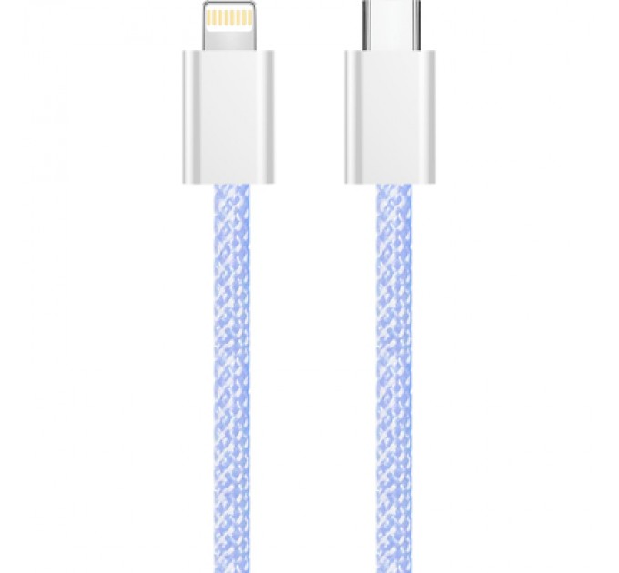 Дата кабель USB-C to Lightning 1.0m 27W purple ColorWay (CW-CBPDCL061-PU)