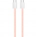 Дата кабель USB-C to USB-C 1.0m 60W 3.0А pink ColorWay (CW-CBPDCC061-P)