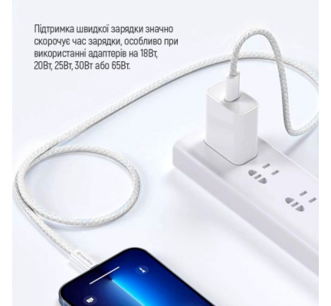Дата кабель USB-C to USB-C 1.0m 60W 3.0А grey ColorWay (CW-CBPDCC061-GR)