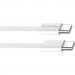 Дата кабель USB-C to USB-C 1.0m 60W 3.0А grey ColorWay (CW-CBPDCC061-GR)