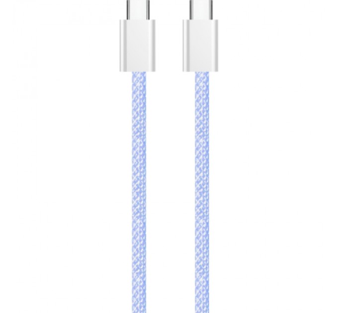 ColorWay Дата кабель USB-C to USB-C 1.0m 60W 3.0А purple ColorWay (CW-CBPDCC061-PU)