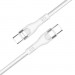 ColorWay Дата кабель USB-C to USB-C 1.0m (PD Fast Charging 240W) 5А white ColorWay (CW-CBPDCC065-WT)
