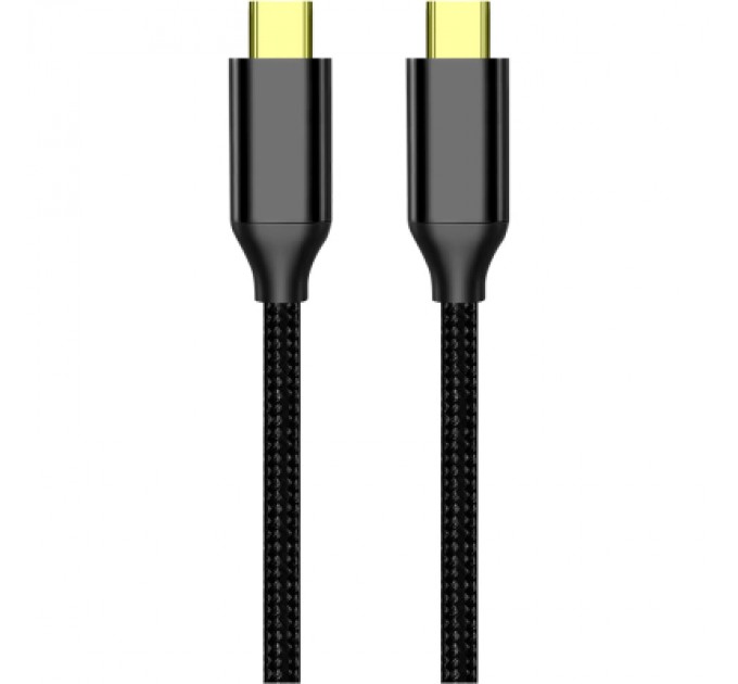 Дата кабель USB-C to USB-C 1.0m USB3.2 (20Gbps 4K PD100W) Gen2 5А black ColorWay (CW-CBPDCC062-BK)