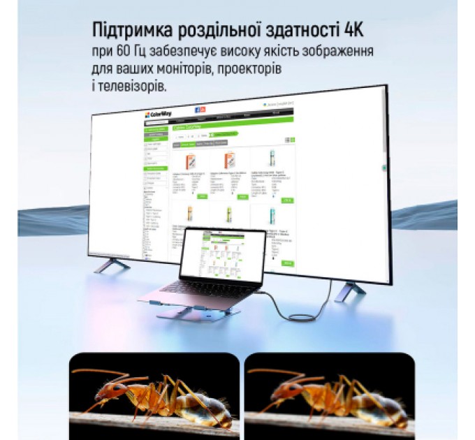 Дата кабель USB-C to USB-C 1.0m USB3.2 (20Gbps 4K PD100W) Gen2 5А black ColorWay (CW-CBPDCC062-BK)