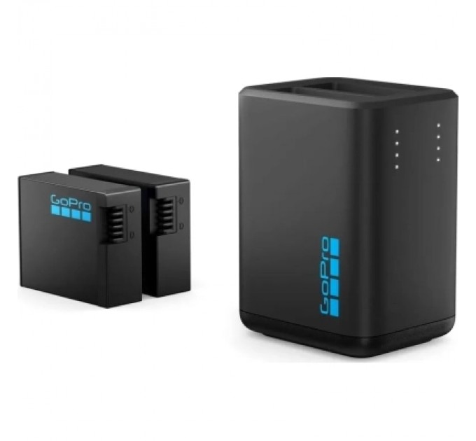 Аксесуар до екшн-камер GoPro подвійний зарядний пристрій Dual Battery Charger (HERO13 Black) (AEDBD-201-EU)