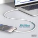 Assmann Дата кабель USB-C to USB-C 2.0m USB 2.0 60W silicone white Digitus (AK-300341-020-W)