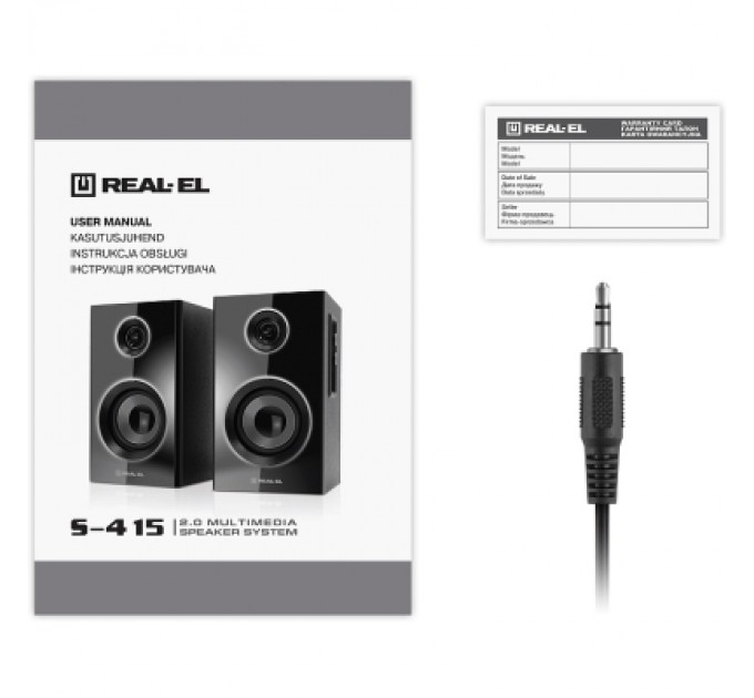 REAL-EL Акустична система REAL-EL S-415 (EL121200017)