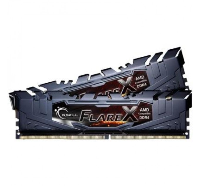 G.Skill Модуль пам'яті для комп'ютера DDR4 16GB (2x8GB) 3200 MHz FlareX Black G.Skill (F4-3200C16D-16GFX)