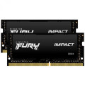 Kingston Fury (ex.HyperX) Модуль пам'яті для ноутбука SoDIMM DDR4 16GB (2x8GB) 3200 MHz Fury Impact Kingston Fury (ex.HyperX) (KF432S20IBK2/16)