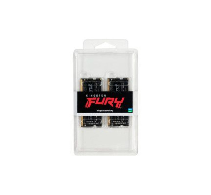 Kingston Fury (ex.HyperX) Модуль пам'яті для ноутбука SoDIMM DDR4 16GB (2x8GB) 3200 MHz Fury Impact Kingston Fury (ex.HyperX) (KF432S20IBK2/16)