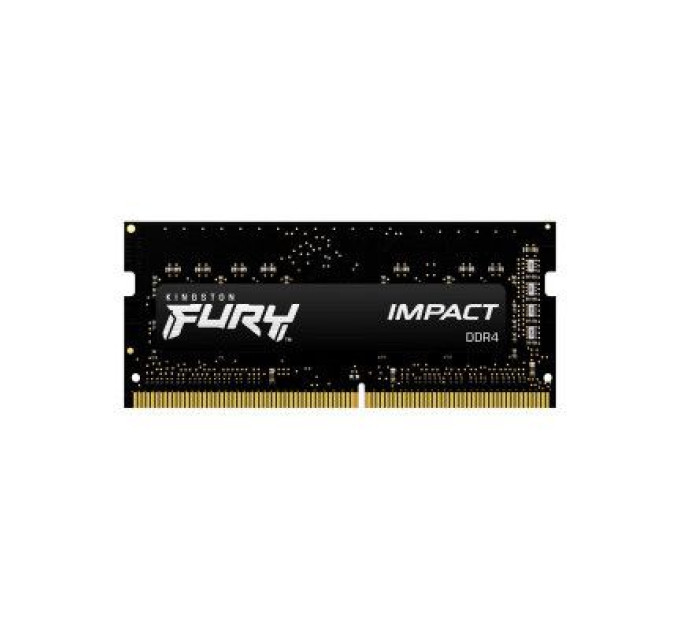 Kingston Fury (ex.HyperX) Модуль пам'яті для ноутбука SoDIMM DDR4 64GB (2x32GB) 3200 MHz Fury Impact Kingston Fury (ex.HyperX) (KF432S20IBK2/64)