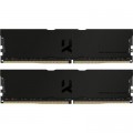 Goodram Модуль пам'яті для комп'ютера DDR4 32GB (2x16GB) 3600 MHz Iridium Pro Deep Black Goodram (IRP-K3600D4V64L18/32GDC)