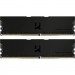 Goodram Модуль пам'яті для комп'ютера DDR4 32GB (2x16GB) 3600 MHz Iridium Pro Deep Black Goodram (IRP-K3600D4V64L18/32GDC)