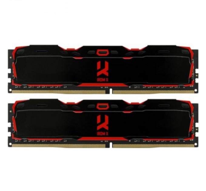 Модуль пам'яті для комп'ютера DDR4 32GB (2x16GB) 3200 MHz IRDM Black Goodram (IR-X3200D464L16A/32GDC)