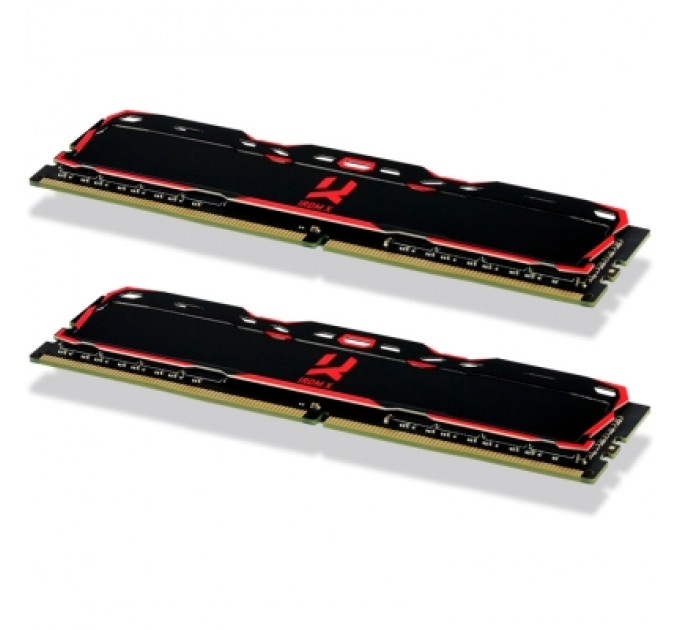 Модуль пам'яті для комп'ютера DDR4 32GB (2x16GB) 3200 MHz IRDM Black Goodram (IR-X3200D464L16A/32GDC)