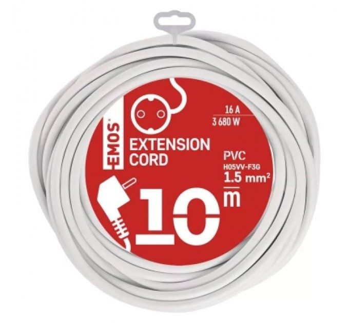 EMOS Мережевий подовжувач EMOS P0120R
