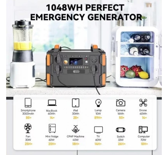 FlashFish Зарядна станція FlashFish F132, 1000W (F132)