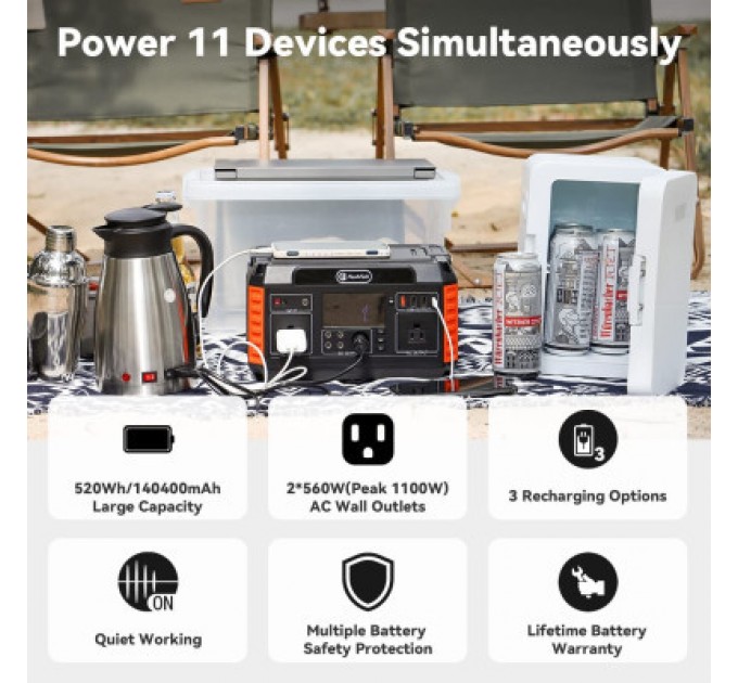 FlashFish Зарядна станція FlashFish P60, 500W (P60)