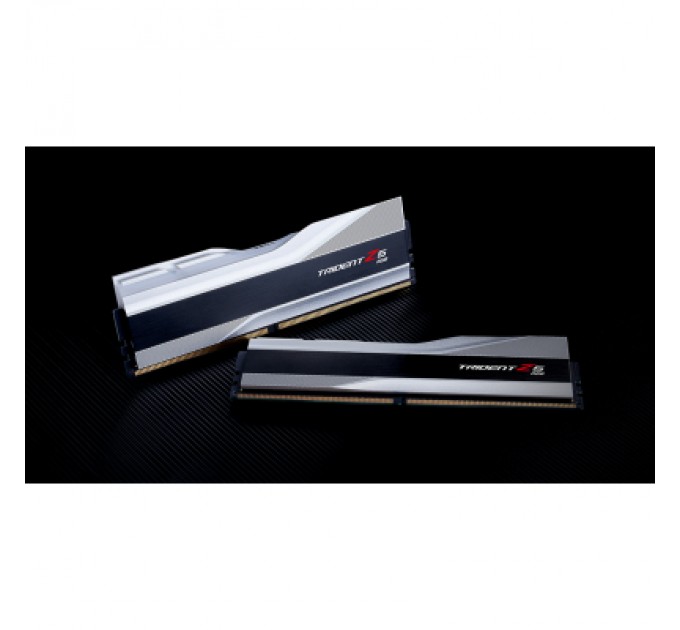 Модуль пам'яті для комп'ютера DDR5 32GB (2x16GB) 6000 MHz Trident Z5 RGB Silver G.Skill (F5-6000J3636F16GX2-TZ5RS)