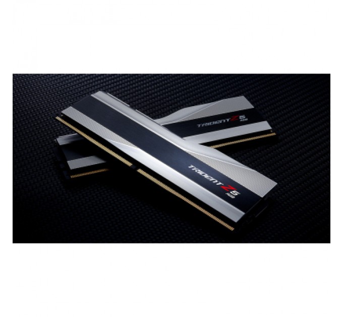 Модуль пам'яті для комп'ютера DDR5 32GB (2x16GB) 6000 MHz Trident Z5 RGB Silver G.Skill (F5-6000J3636F16GX2-TZ5RS)