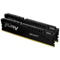 Модуль пам'яті для комп'ютера DDR5 32GB (2x16GB) 5600 MHz Beast AM5 Black Kingston Fury (ex.HyperX) (KF556C36BBEK2-32)