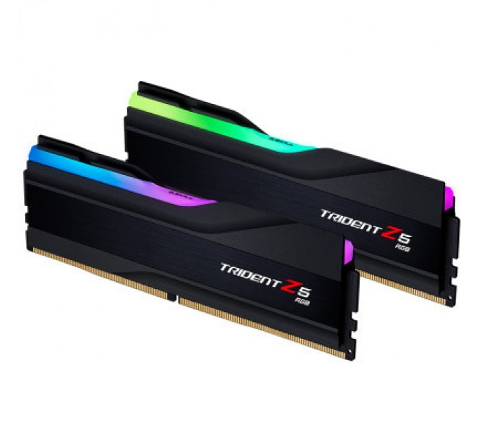 G.Skill Модуль пам'яті для комп'ютера DDR5 64GB (2x32GB) 6400 MHz Trident Z5 RGB G.Skill (F5-6400J3239G32GX2-TZ5RK)