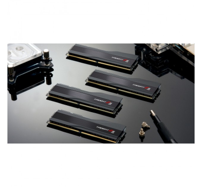G.Skill Модуль пам'яті для комп'ютера DDR5 32GB (2x16GB) 6400 Trident Z5 RGB Black G.Skill (F5-6400J3239G16GX2-TZ5RK)