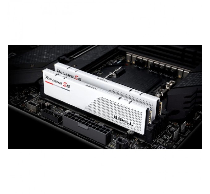 G.Skill Модуль пам'яті для комп'ютера DDR5 32GB (2x16GB) 6000 MHz Ripjaws S5 G.Skill (F5-6000J3040F16GX2-RS5W)