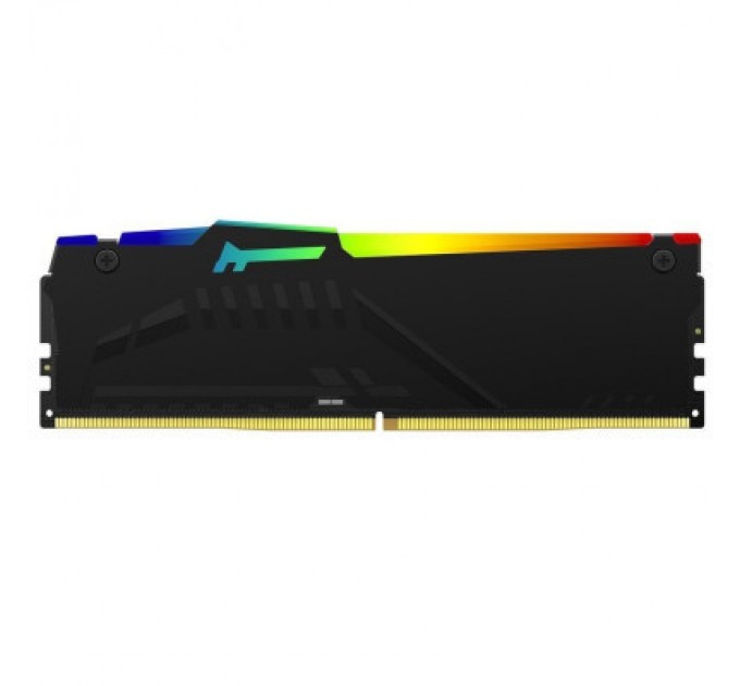 Kingston Fury (ex.HyperX) Модуль пам'яті для комп'ютера DDR5 64GB (2x32GB) 5200 MHz Beast RGB Kingston Fury (ex.HyperX) (KF552C40BBAK2-64)