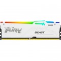 Kingston Fury (ex.HyperX) Модуль пам'яті для комп'ютера DDR5 32GB 5600 MHz Beast White RGB Kingston Fury (ex.HyperX) (KF556C36BWEA-32)