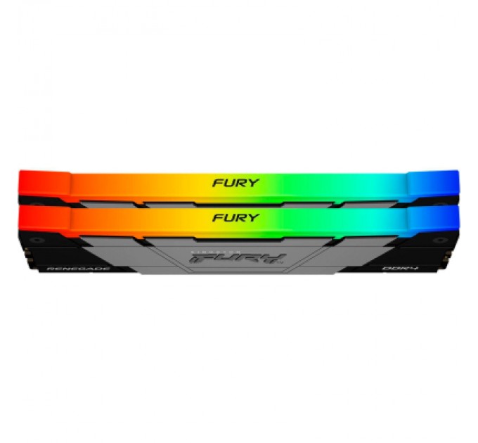 Модуль пам'яті для комп'ютера DDR4 32GB (2x16GB) 3600 MHz Fury Renegade RGB Kingston Fury (ex.HyperX) (KF436C16RB12AK2/32)
