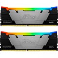 Модуль пам'яті для комп'ютера DDR4 32GB (2x16GB) 3600 MHz Fury Renegade RGB Kingston Fury (ex.HyperX) (KF436C16RB12AK2/32)