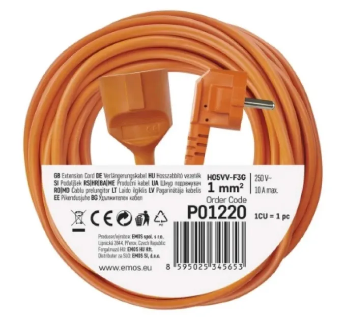 EMOS Мережевий подовжувач EMOS P01220
