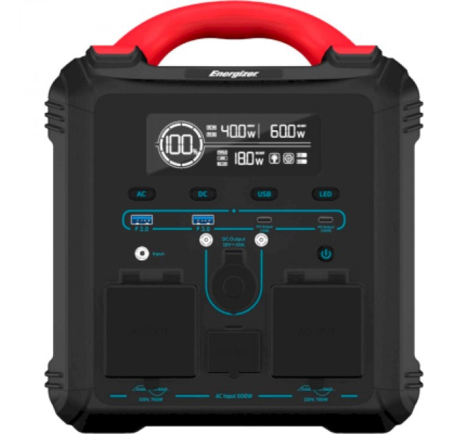 Зарядна станція Energizer 700W, 551Wh (PPS550W1F)