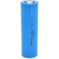 Акумулятор 21700 4500mAh, 3.7V, Blue, FlatTop Vipow (ICR21700-4500mAhFT / 31079)