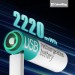 ColorWay Акумулятор ColorWay AA USB-С 2220 mAh 1.5V (2шт) (Li-Polymer) (CW-UBAA-10)