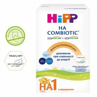 Дитяча суміш HiPP 1 Гіпоалергенна HA Combiotic початкова 350 г (9062300130376)