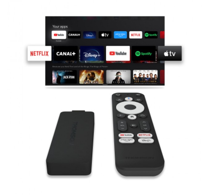 THOMSON Медіаплеєр THOMSON Streaming Stick 140 4K UHD (223490)